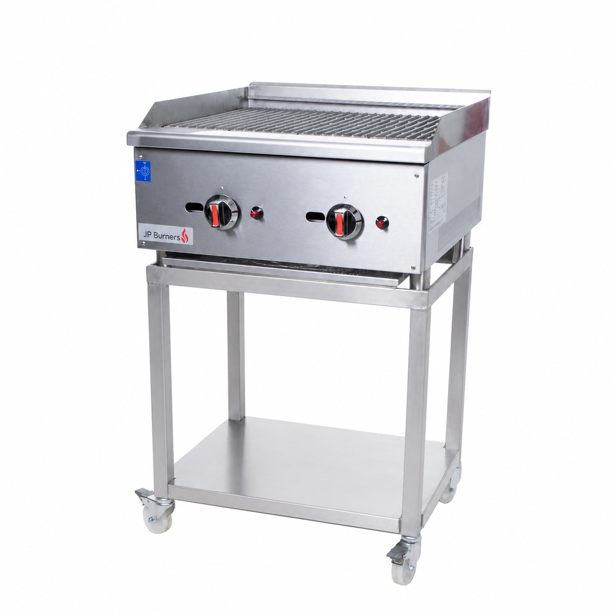 Chargrill 2 Burners 15kw Natural Gas With Stand