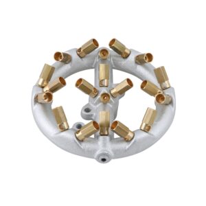 20 Jet JP Burners Duoflam Gas Burner With Brass Jets