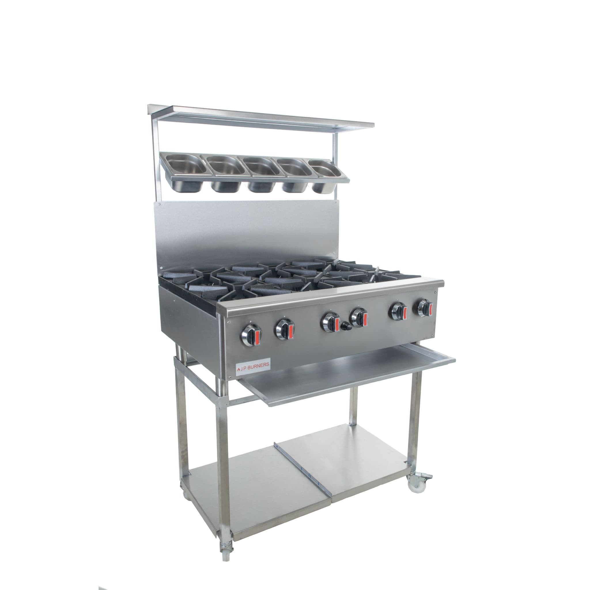 6 Burner Indian Cooker - CE Approved