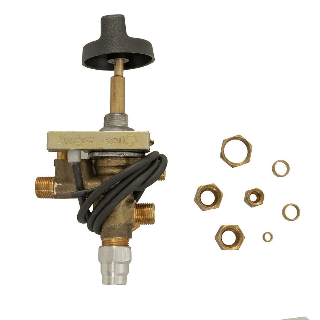 Seagas A5 Gas Control Valve Tap With Flame Supervision & Piezo - Image 2